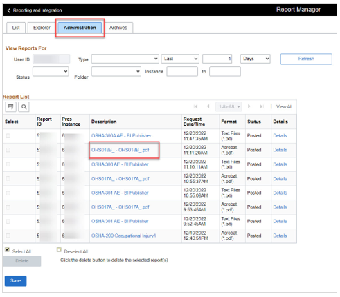 Image of Administration tab 