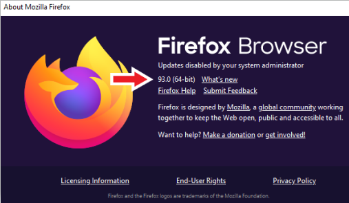 FireFox for Windows - Version FireFox for Windows - Version