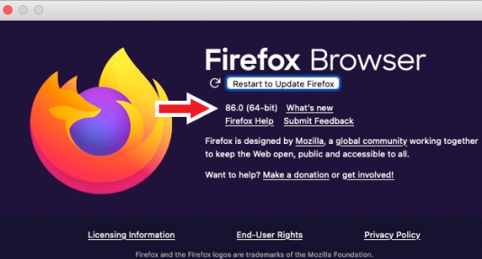 FireFox for Mac - Version FireFox for Mac - Version